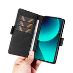 YIKATU YK-005 lædercover til Xiaomi 13T / 13T Pro / Redmi K60 Ultra, flipcover med stander, pungcover