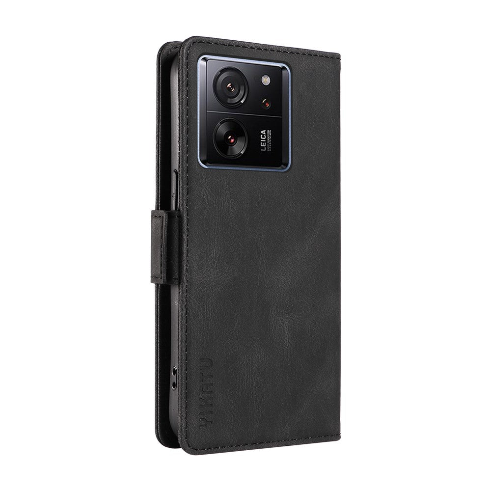 YIKATU YK-005 lædercover til Xiaomi 13T / 13T Pro / Redmi K60 Ultra, flipcover med stander, pungcover