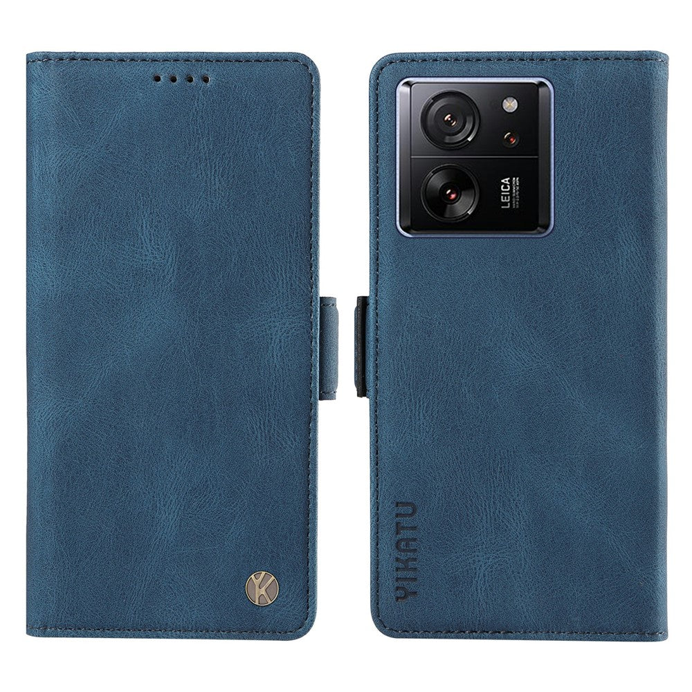 YIKATU YK-005 lædercover til Xiaomi 13T / 13T Pro / Redmi K60 Ultra, flipcover med stander, pungcover