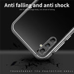 MOFI til Samsung Galaxy M55 5G / C55 5G / F55 5G etui ridsefast blødt TPU telefoncover med høj gennemsigtighed