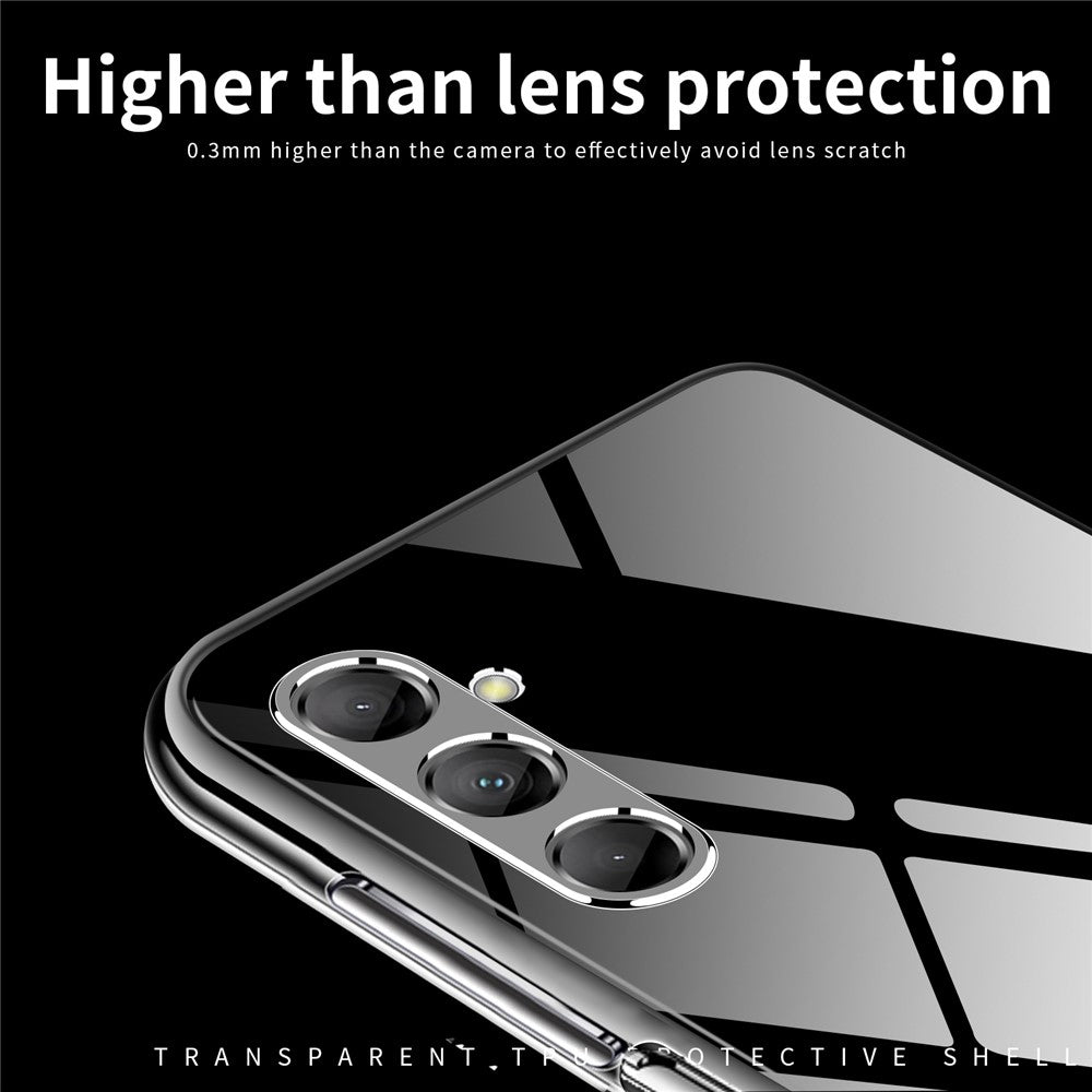 MOFI til Samsung Galaxy M55 5G / C55 5G / F55 5G etui ridsefast blødt TPU telefoncover med høj gennemsigtighed