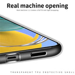 MOFI til Samsung Galaxy M55 5G / C55 5G / F55 5G etui ridsefast blødt TPU telefoncover med høj gennemsigtighed