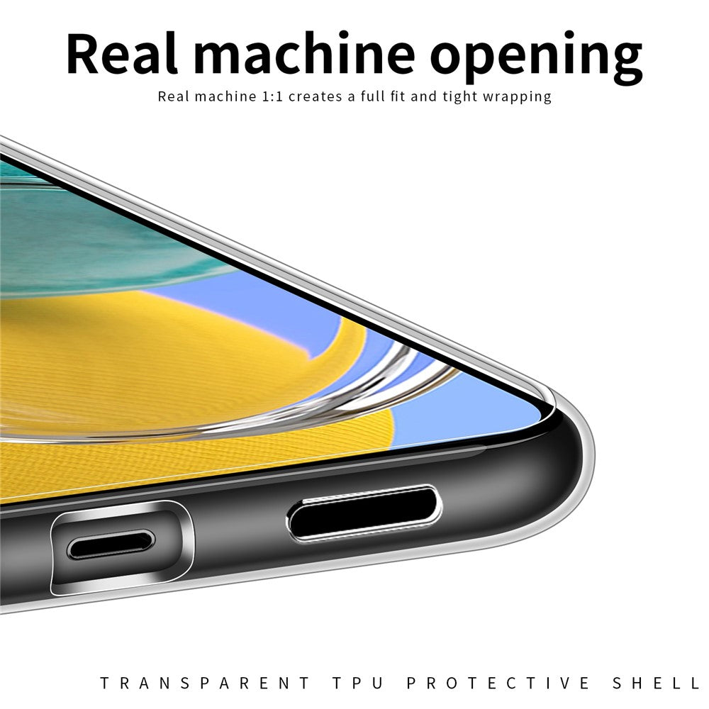 MOFI til Samsung Galaxy M55 5G / C55 5G / F55 5G etui ridsefast blødt TPU telefoncover med høj gennemsigtighed