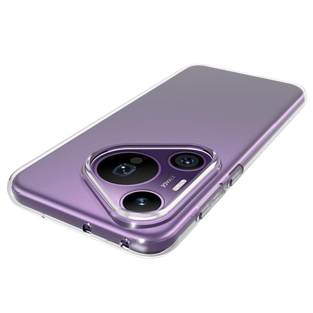 For Huawei Pura 70 Pro / Pura 70 Pro+ Case Ultra Slim Clear TPU Phone Shell with Big Lens Hole