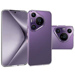 For Huawei Pura 70 Pro / Pura 70 Pro+ Case Ultra Slim Clear TPU Phone Shell with Big Lens Hole