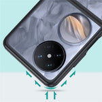 Huawei Pocket 2 stötsäkert mobilskal TPU + PC hybridskal