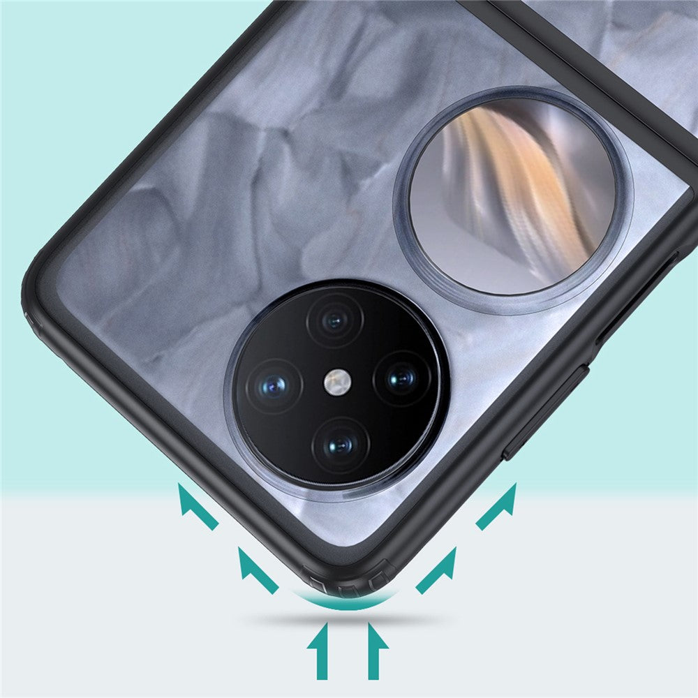 Huawei Pocket 2 stötsäkert mobilskal TPU + PC hybridskal