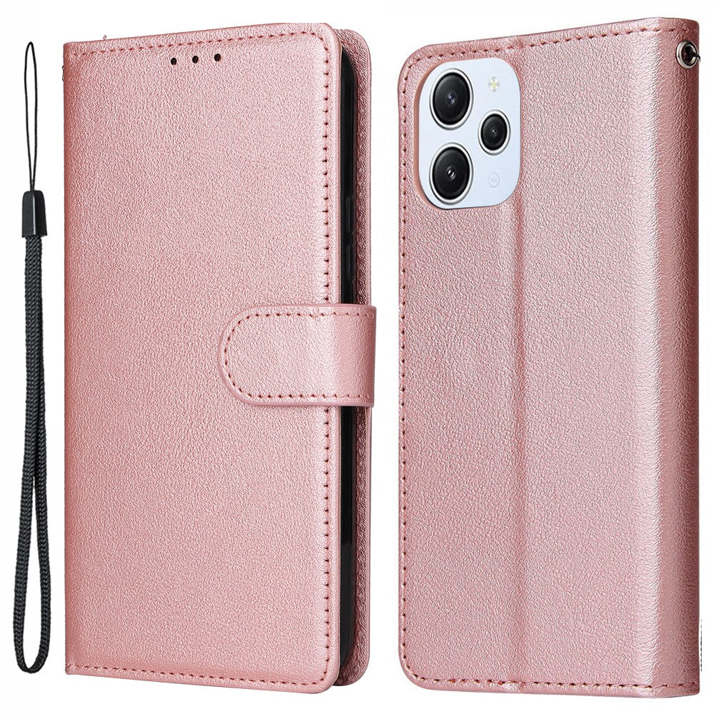 For Xiaomi Redmi 12 4G / 12 5G (Global) Case Anti-Scratch PU Leather Wallet Phone Cover