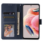 Xiaomi Redmi Note 12 4G Fullt Skyddande Fodral PU Läder Flip Design mobilfodral