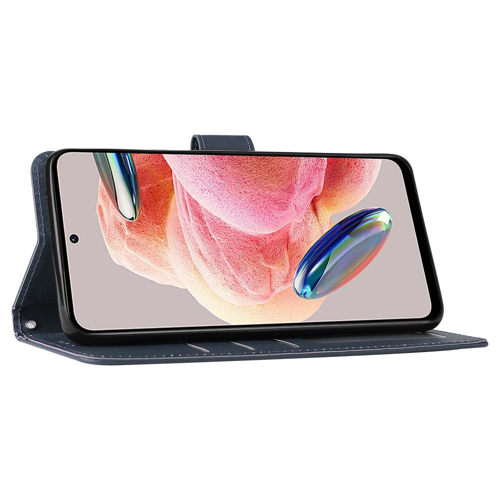Xiaomi Redmi Note 12 4G Fullt Skyddande Fodral PU Läder Flip Design mobilfodral