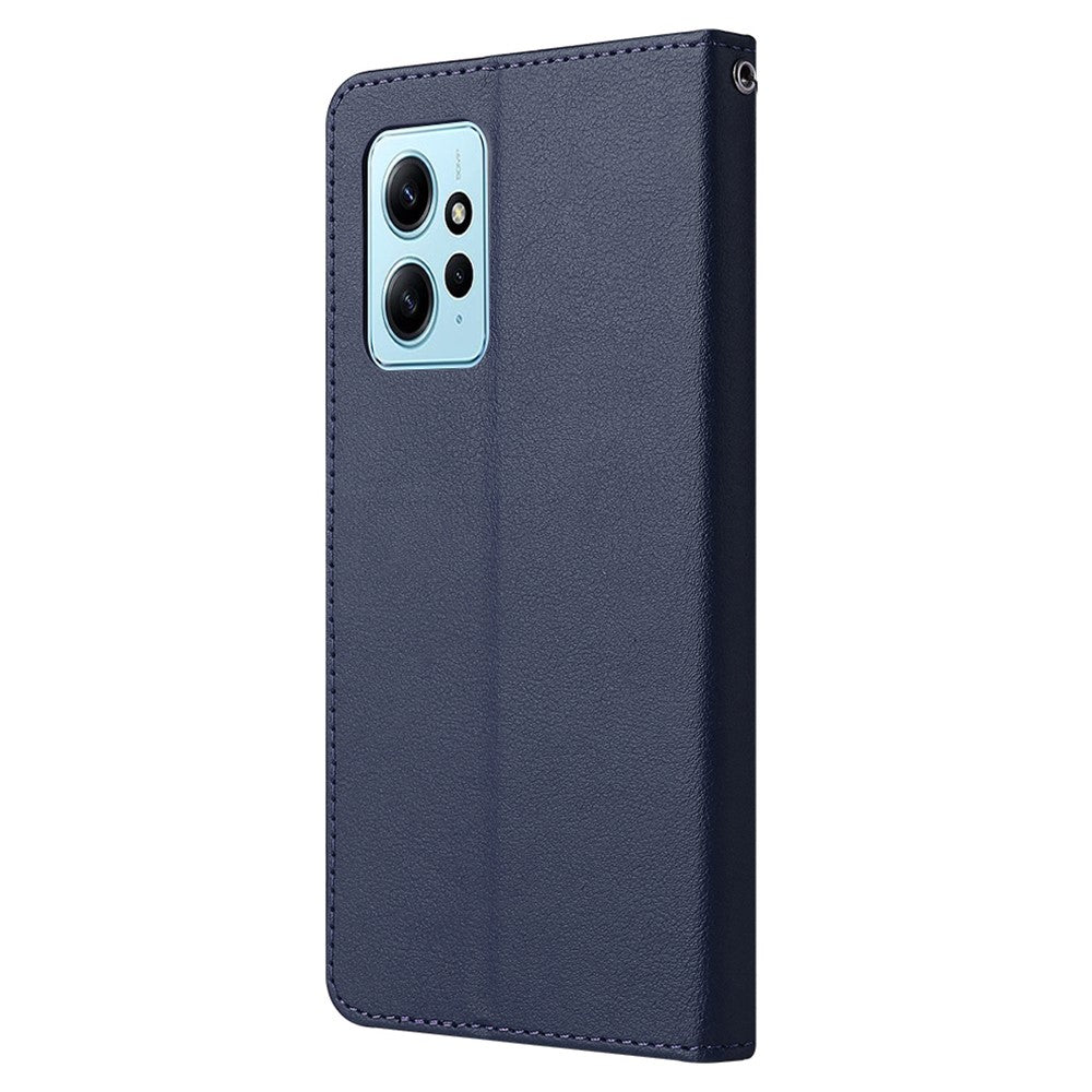 Xiaomi Redmi Note 12 4G Fullt Skyddande Fodral PU Läder Flip Design mobilfodral