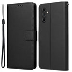 Samsung Galaxy A15 4G-cover i PU-læder med stander og 3 kortlommer.