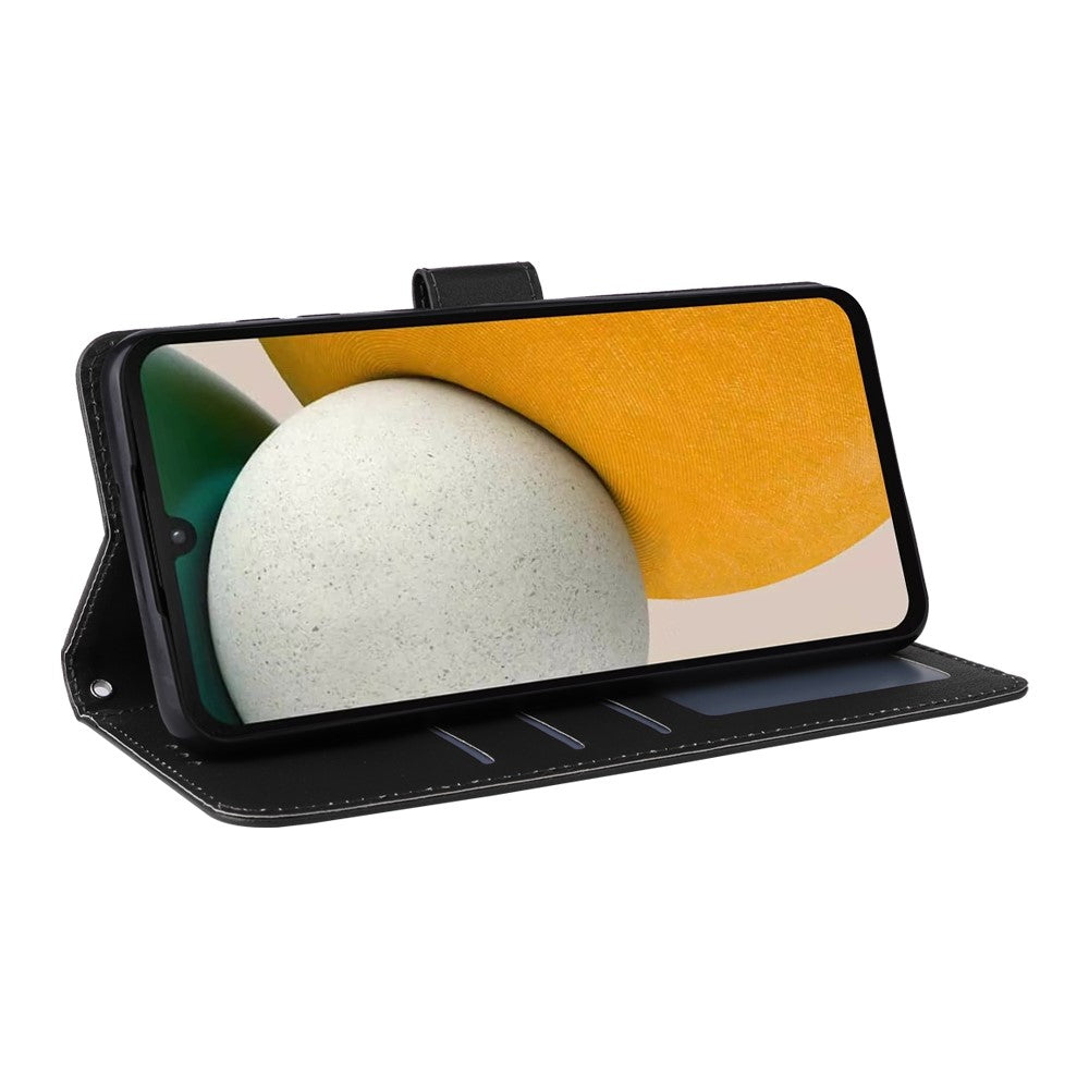 Samsung Galaxy A15 4G-cover i PU-læder med stander og 3 kortlommer.