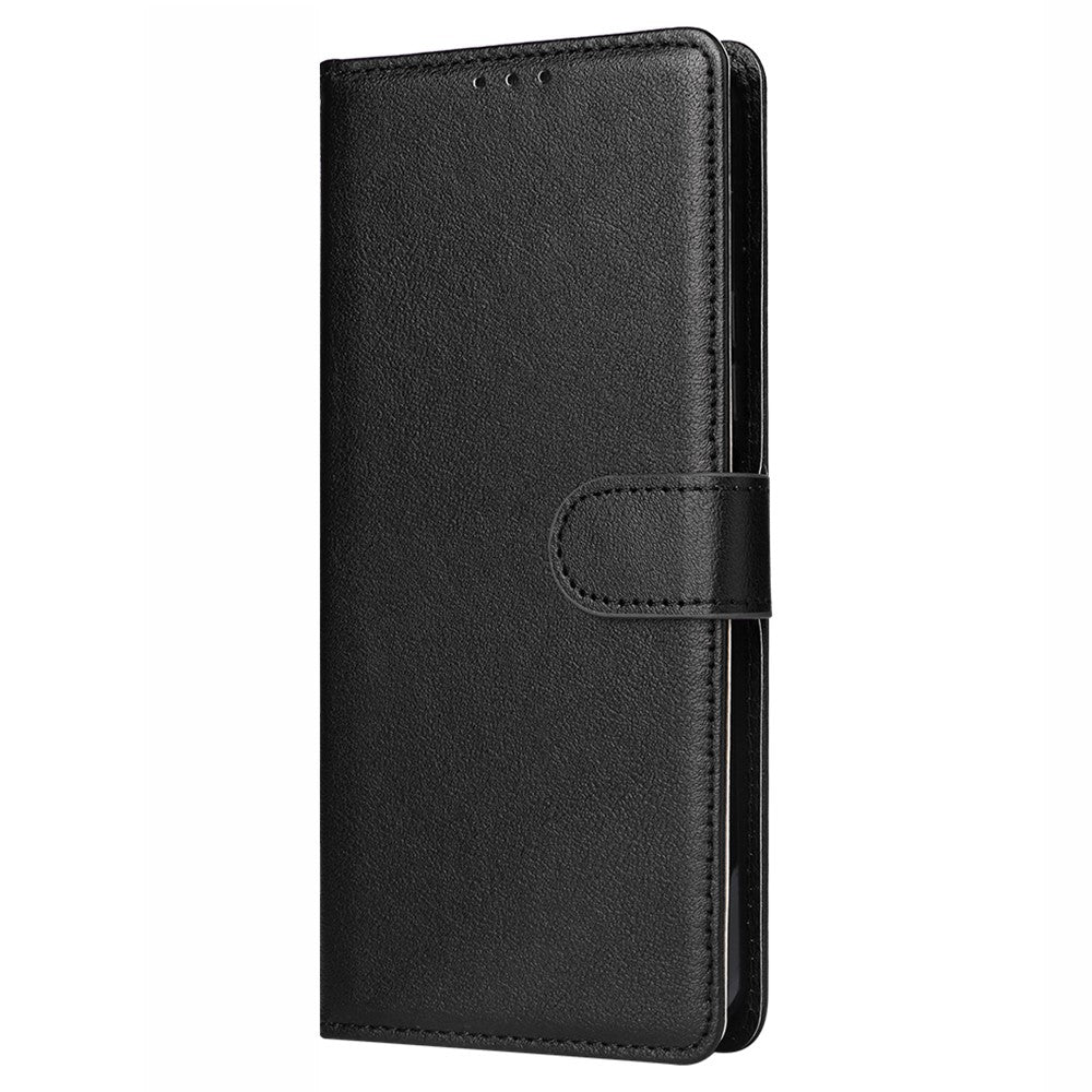 Samsung Galaxy A15 4G-cover i PU-læder med stander og 3 kortlommer.