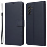 Samsung Galaxy A15 4G-cover i PU-læder med stander og 3 kortlommer.