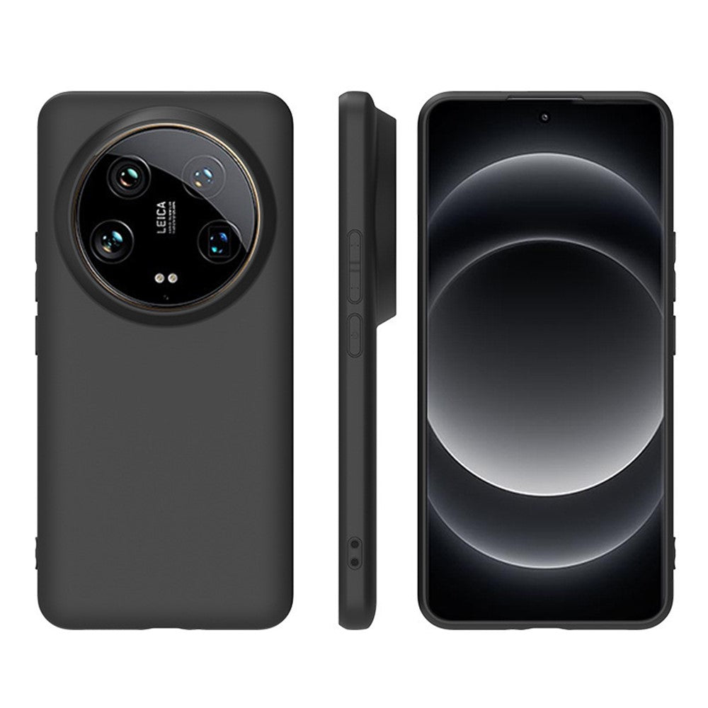 For Xiaomi 14 Ultra Case Black Slim Design Matte Soft TPU Protective Phone Cover