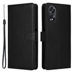 For Oppo A18 4G Mobile Phone Case   PU Leather Stand Flip Phone Cover