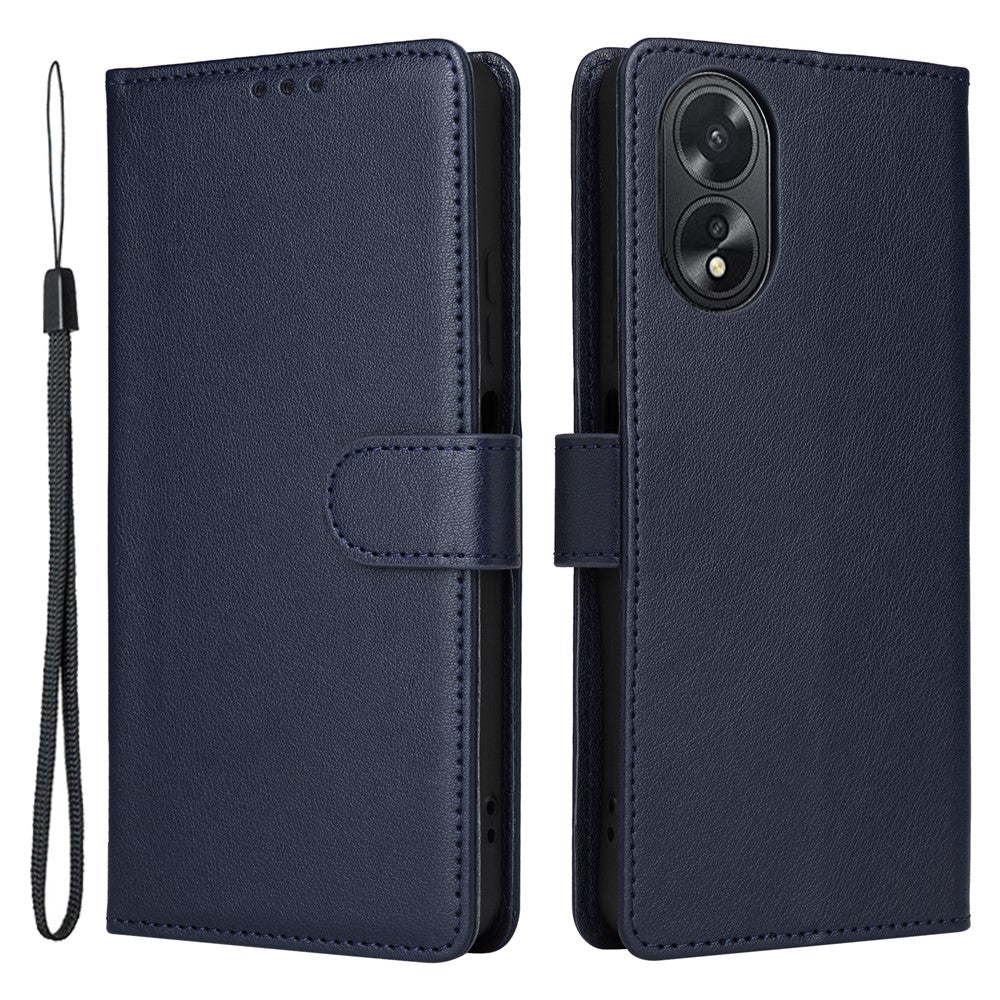 For Oppo A18 4G Mobile Phone Case   PU Leather Stand Flip Phone Cover