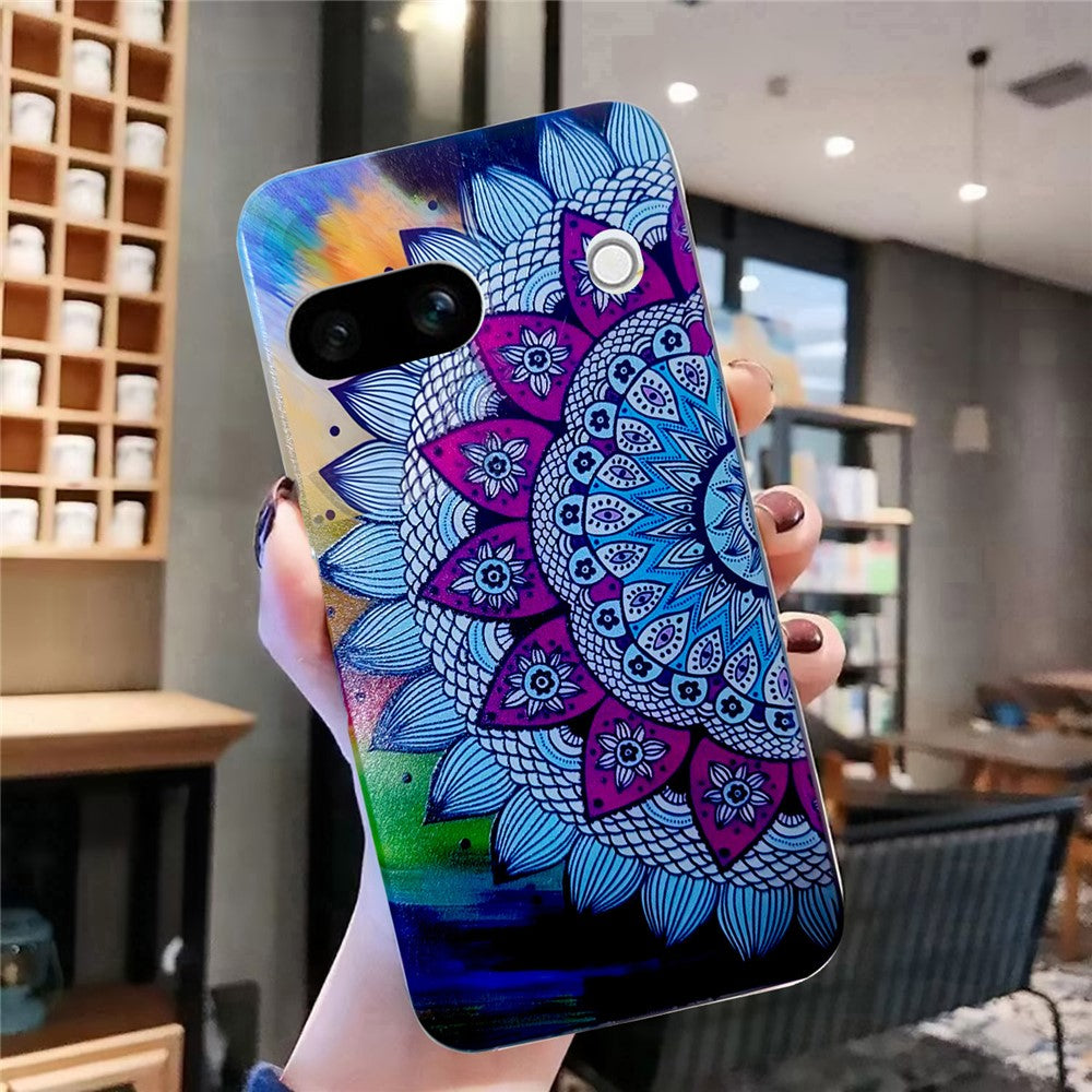 For Google Pixel 8a   Case Pattern Printing Soft TPU Phone Cover