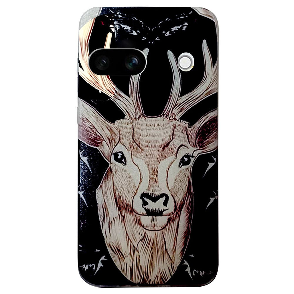 For Google Pixel 8a   Case Pattern Printing Soft TPU Phone Cover