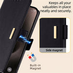 For Xiaomi Redmi Note 13R Pro 5G Wallet Case RFID Blocking Leather Flip Phone Cover