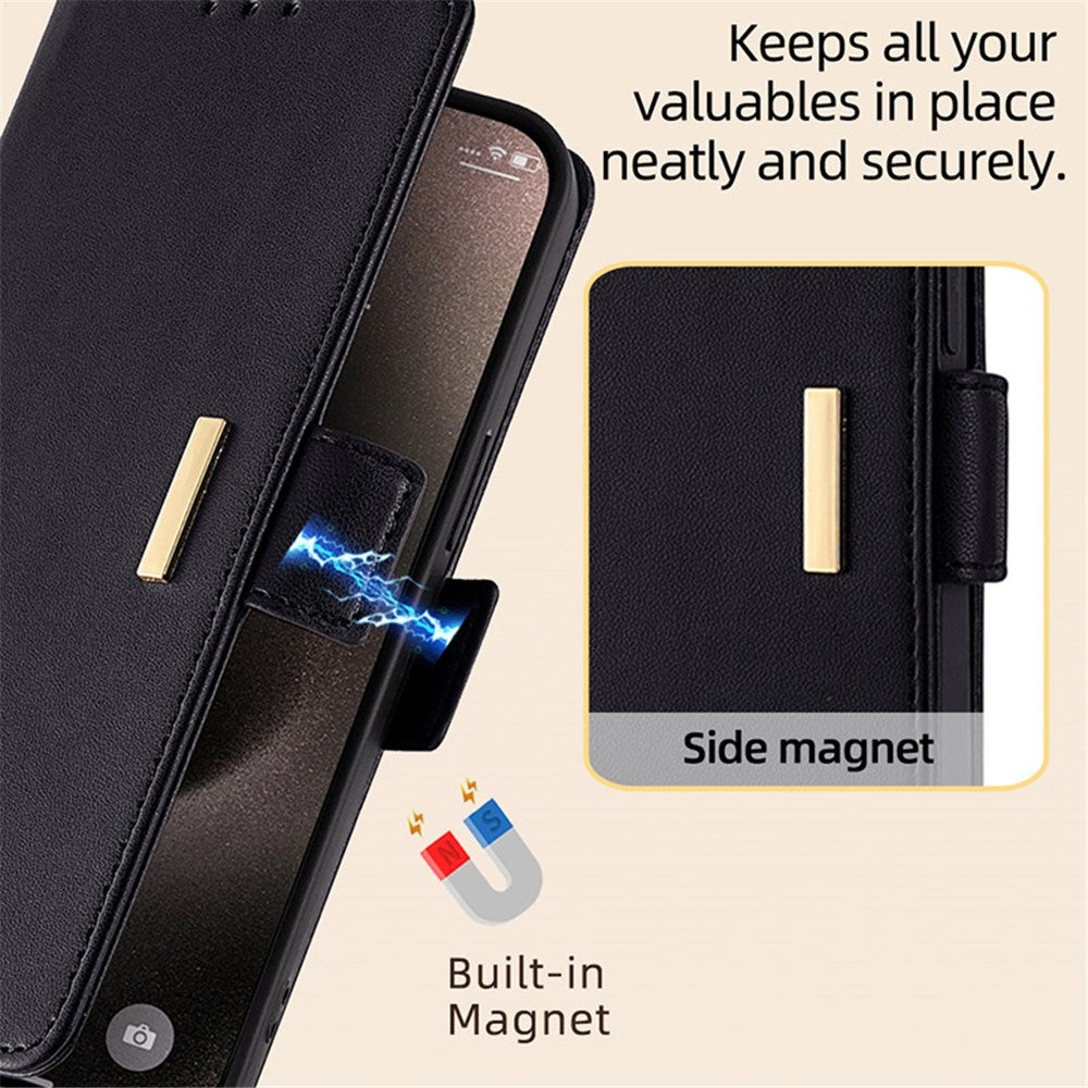 For Xiaomi Redmi Note 13R Pro 5G Wallet Case RFID Blocking Leather Flip Phone Cover