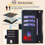 For Xiaomi Redmi Note 13R Pro 5G Wallet Case RFID Blocking Leather Flip Phone Cover