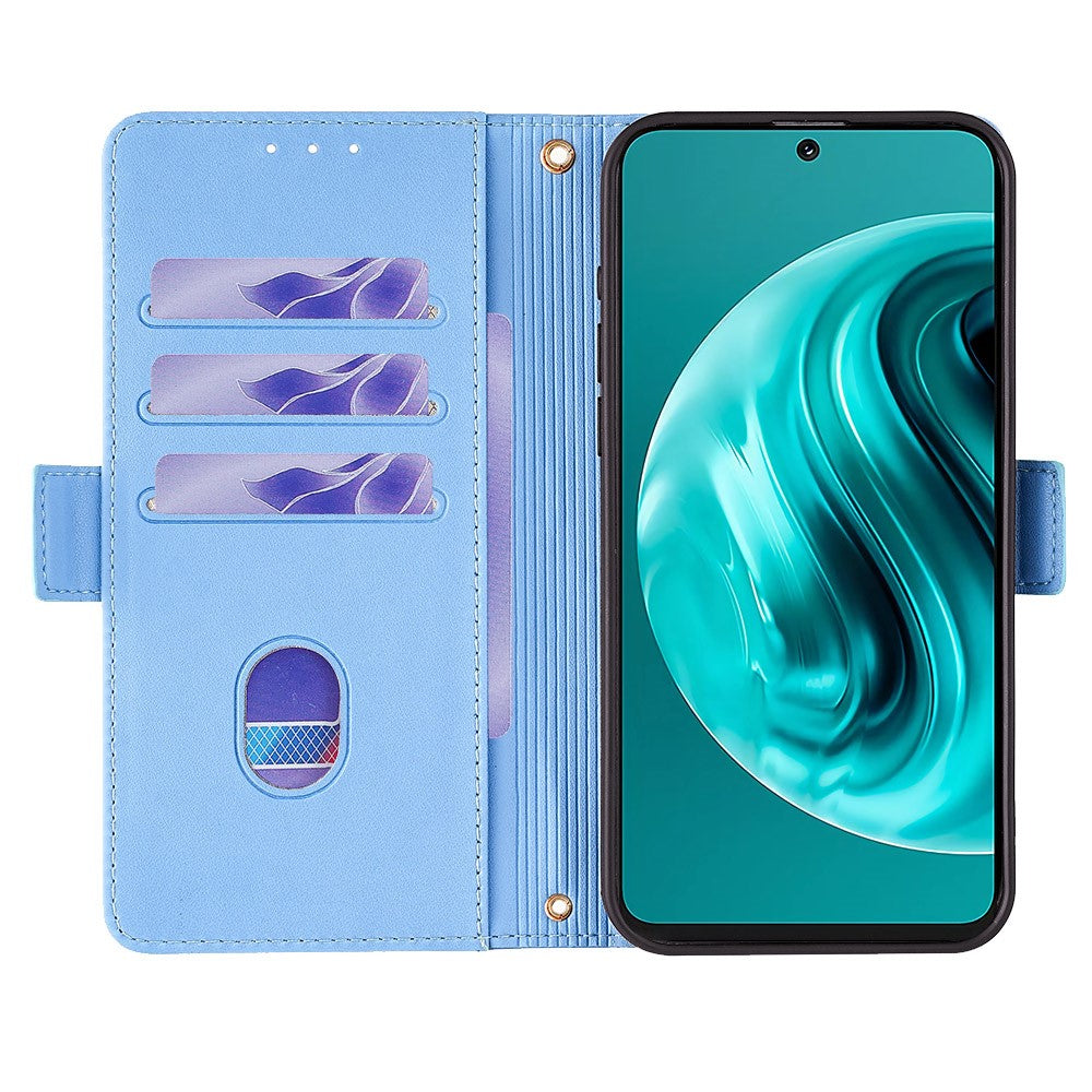 For Huawei nova 12i 4G Wallet Phone Case RFID Blocking Crossbody Leather Stand Cover