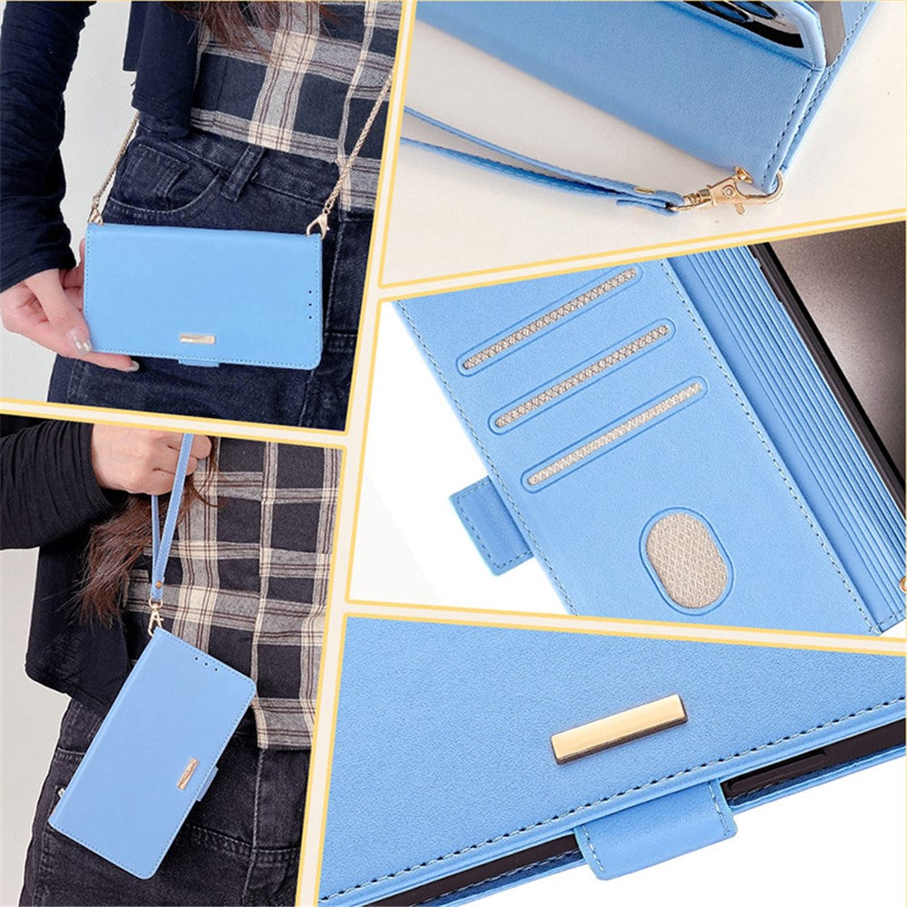 For Huawei nova 12i 4G Wallet Phone Case RFID Blocking Crossbody Leather Stand Cover