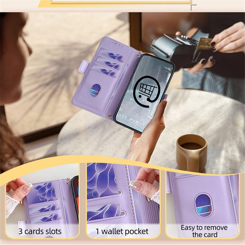 For Xiaomi 14 Ultra Case RFID Blocking PU Leather Wallet Flip Phone Cover with Shoulder Strap