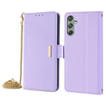 For Samsung Galaxy M34 5G / F34 5G Wallet Case RFID Blocking Leather Phone Cover with 2 Straps