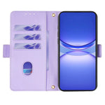 For Honor X8b 4G Leather Case with Shoulder Strap RFID Blocking Wallet Stand Cover