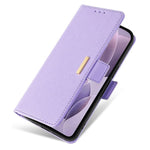 For Honor X8b 4G Leather Case with Shoulder Strap RFID Blocking Wallet Stand Cover