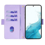 Samsung Galaxy A15 4G / 5G Axelremsskal Plånboksfodral RFID-blockerande stativ PU-lädermobilfodral