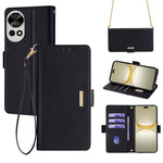 For Huawei nova 12 Pro 5G / nova 12 Ultra 5G Case RFID Blocking PU Leather Stand Crossbody Phone Cover