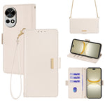 For Huawei nova 12 Pro 5G / nova 12 Ultra 5G Case RFID Blocking PU Leather Stand Crossbody Phone Cover