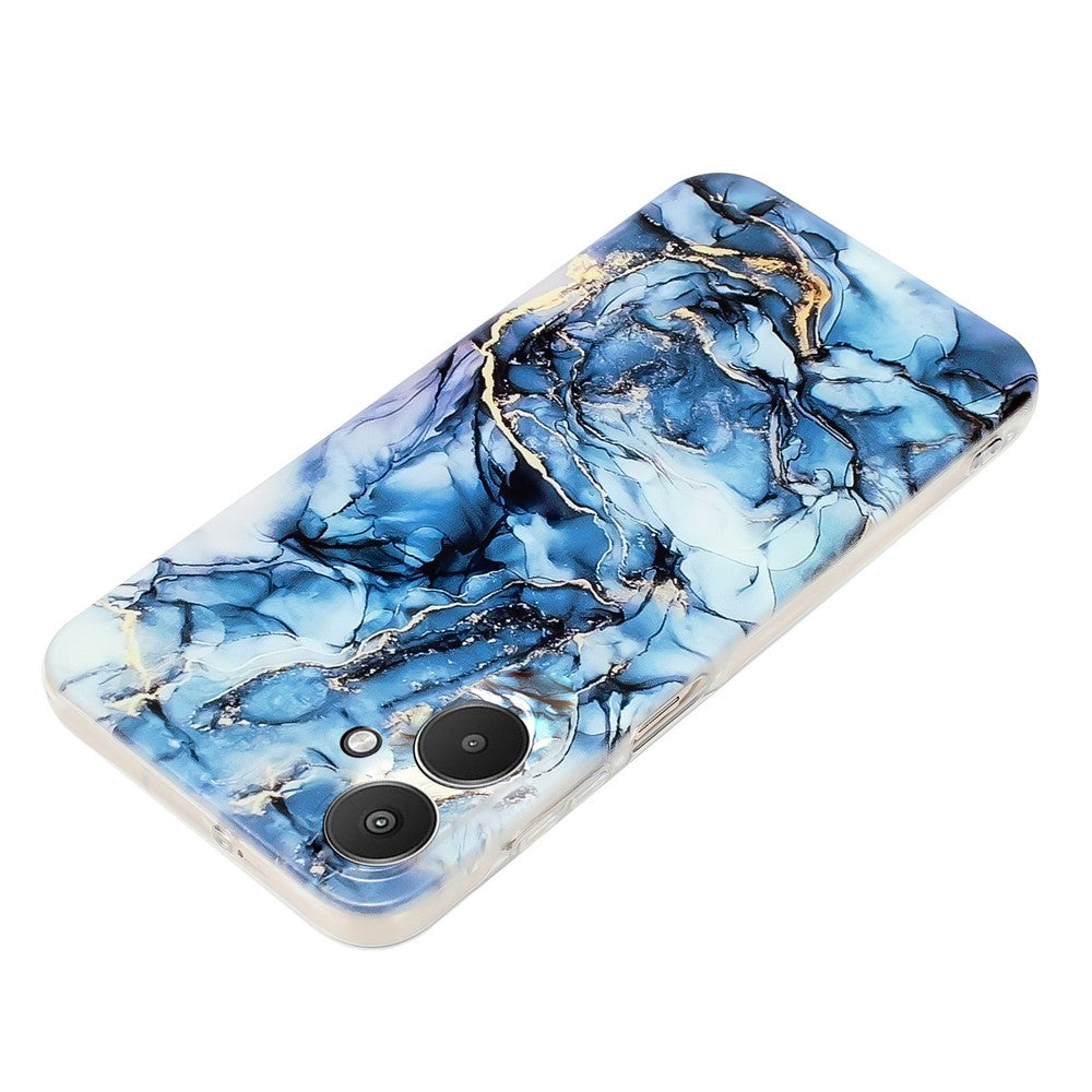 For Xiaomi Redmi 13C 4G / Poco C65 4G Case Soft TPU Protective Phone Cover Marble Pattern Print
