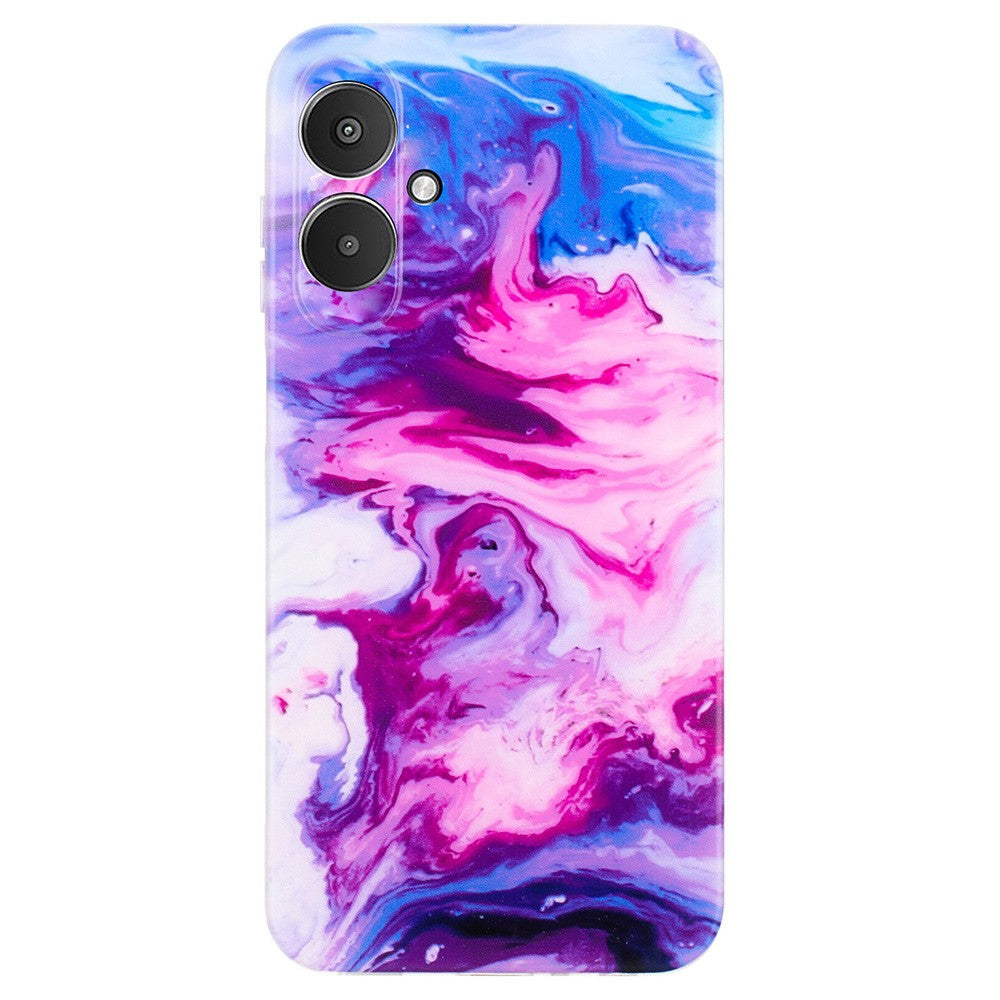 For Xiaomi Redmi 13C 4G / Poco C65 4G Case Soft TPU Protective Phone Cover Marble Pattern Print