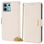 For Xiaomi Redmi Note 13 4G Crossbody Lanyard Case PU Leather RFID Blocking Flip Phone Cover