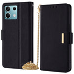 For Xiaomi Redmi Note 13 4G Crossbody Lanyard Case PU Leather RFID Blocking Flip Phone Cover