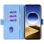 For Oppo Find X7 Ultra Case RFID Blocking PU Leather Card Holder Slots Stand Phone Cover