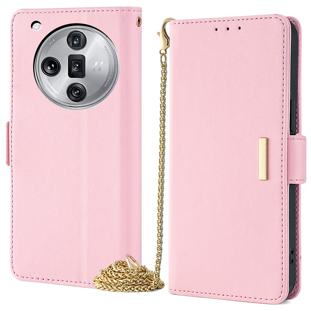 For Oppo Find X7 Ultra Case RFID Blocking PU Leather Card Holder Slots Stand Phone Cover