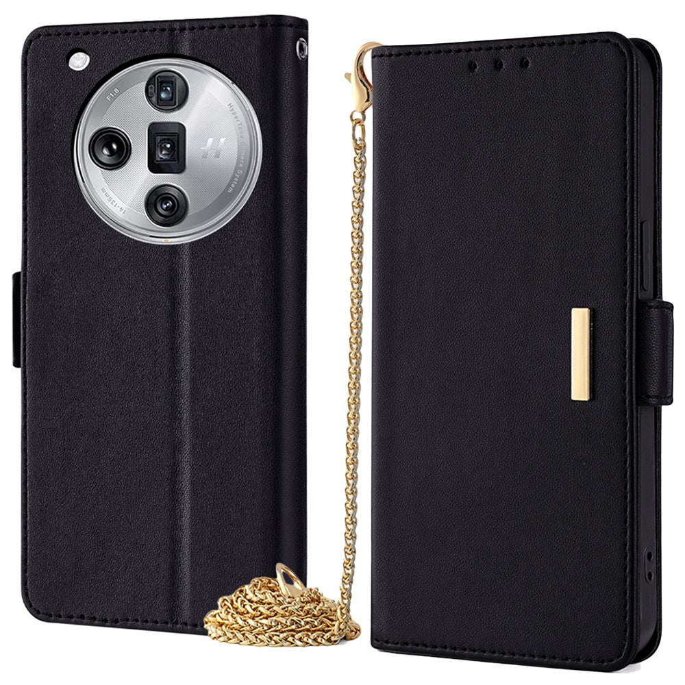 For Oppo Find X7 Ultra Case RFID Blocking PU Leather Card Holder Slots Stand Phone Cover