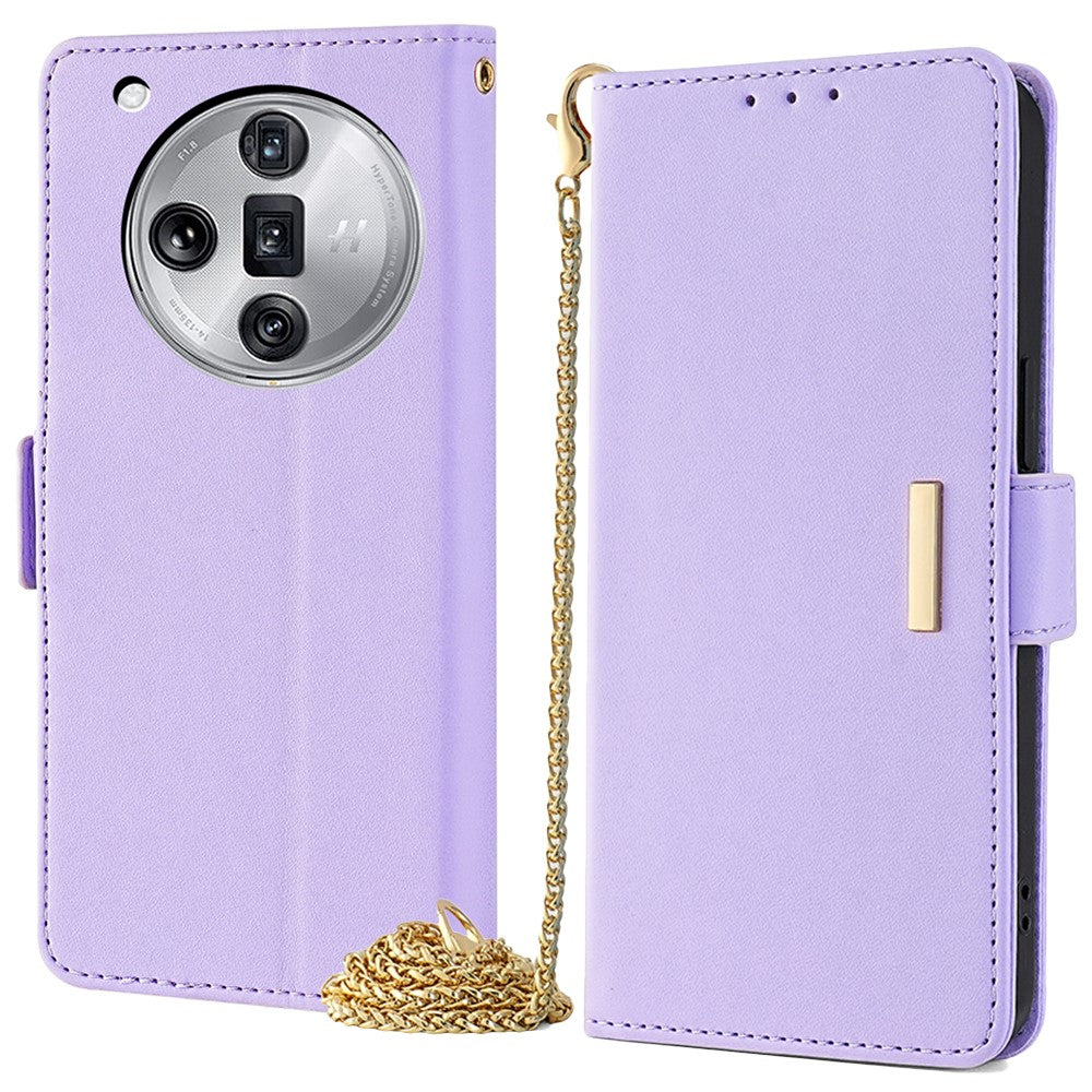 For Oppo Find X7 Ultra Case RFID Blocking PU Leather Card Holder Slots Stand Phone Cover