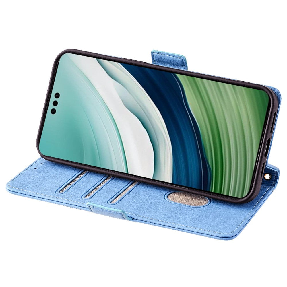 For Huawei Mate 60 Pro / Mate 60 Pro+ Case with Shoulder Strap RFID Blocking Leather Phone Cover