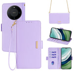For Huawei Mate 60 Pro / Mate 60 Pro+ Case with Shoulder Strap RFID Blocking Leather Phone Cover