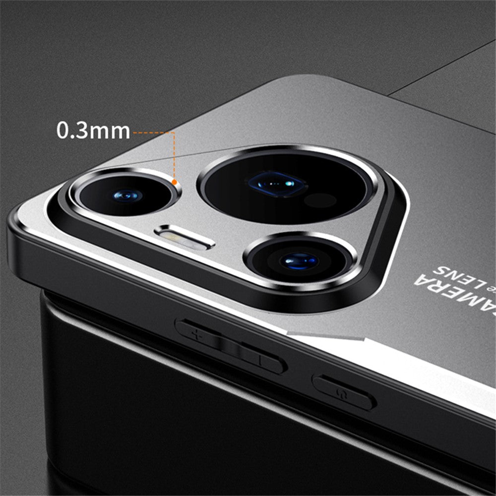 For Huawei Pura 70 Case Aluminum Alloy+PC+TPU Anti-fall Phone Cover