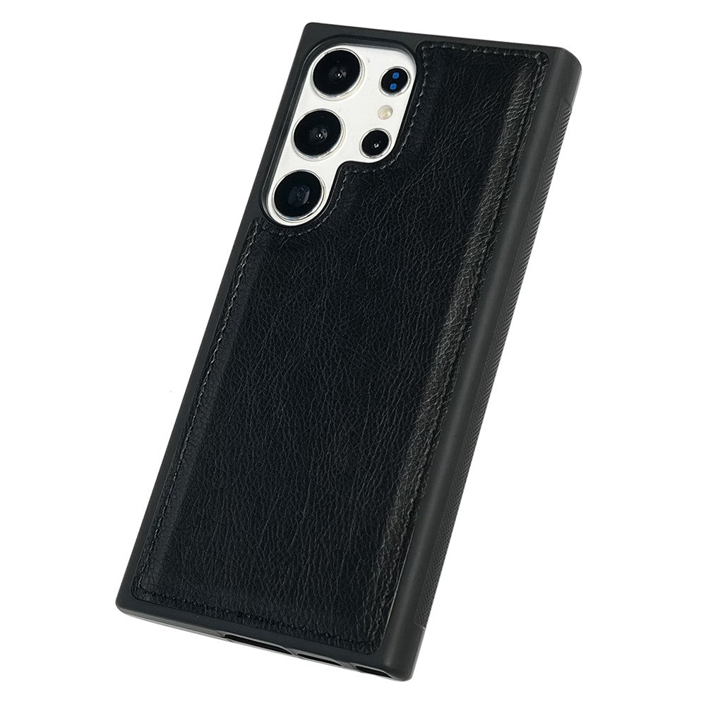 Samsung Galaxy S22 Ultra 5G mobilskal Slim-Fit PU-läderbelagt TPU mobilskal