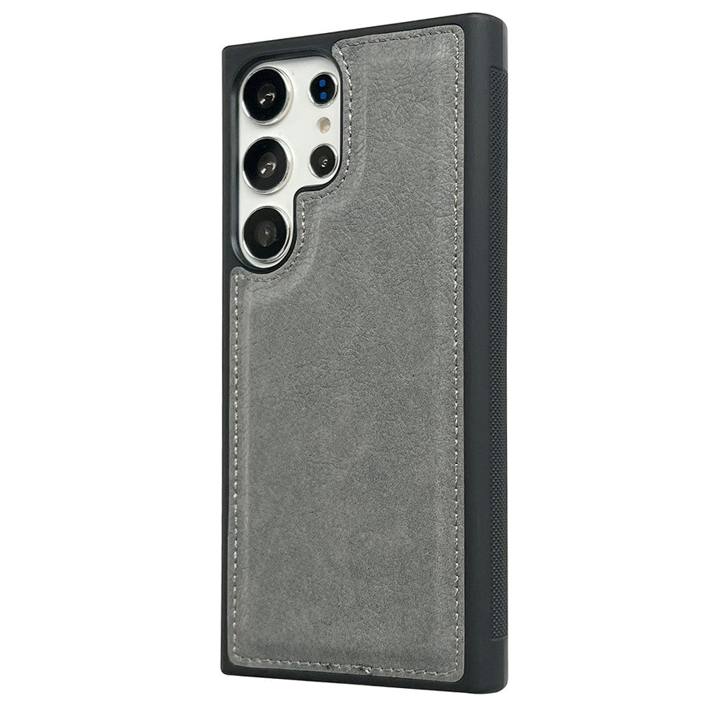 Samsung Galaxy S22 Ultra 5G mobilskal Slim-Fit PU-läderbelagt TPU mobilskal