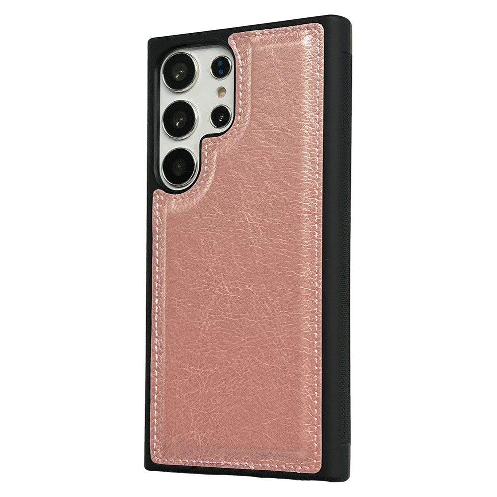 Samsung Galaxy S22 Ultra 5G mobilskal Slim-Fit PU-läderbelagt TPU mobilskal